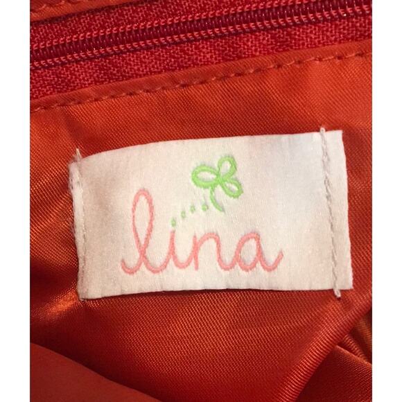 LINA Anthropologie BOHO CHIC VEGAN Samba ORANGE-REDUCED - Picture 3 of 8